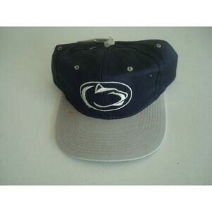 PENN STATE BIG LOGO SCRIPT  UNIVERSAL  90S   SNRAPBACK  GOLF HAT CAP VINTAGE EE3